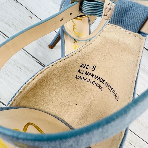 Lulus Light Blue Size 8 Ankle Strap Heels Open Toe. - Picture 13 of 13
